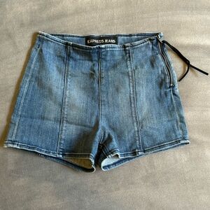 Express Women's Blue Denim Shorts